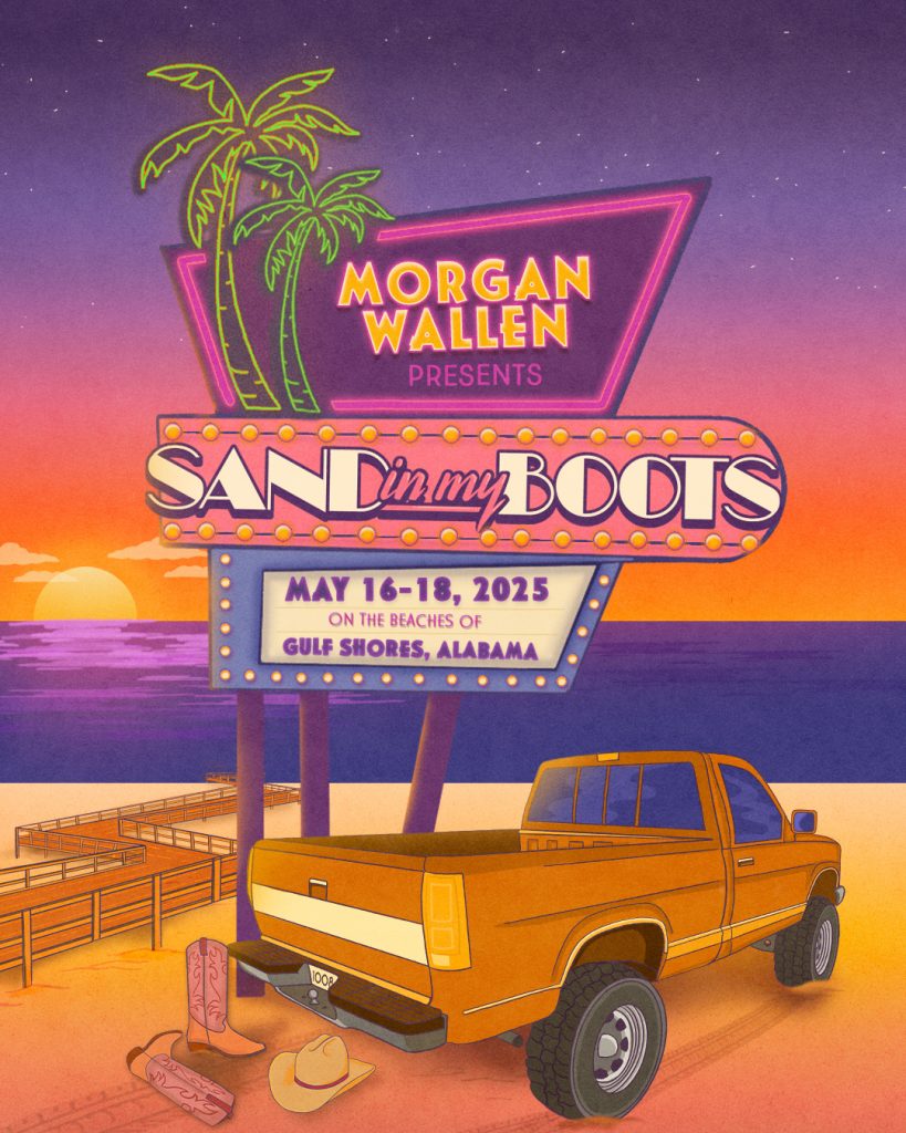 Wallen Presents SAND IN MY BOOTS FESTIVAL ON THE BEACHES OF